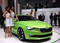 Skoda представила гибридный кроссовер VisionS